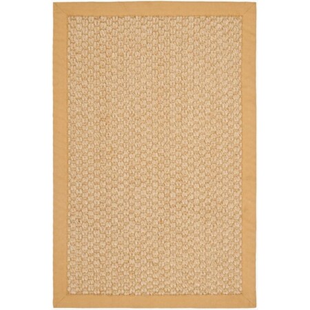 Safavieh 8 x 11 ft. Large Rectangle Casual Maize Natural Fiber Rug NF525F-8